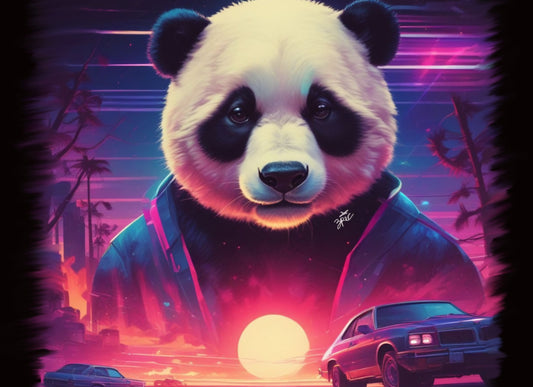Alt Retrowave Panda