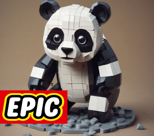 Toy Brick Panda